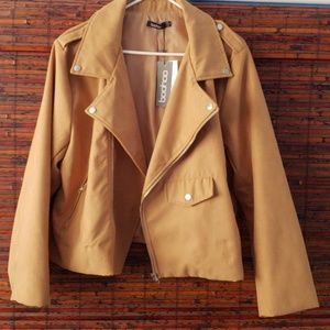 Boohoo moto style jacket NWT
